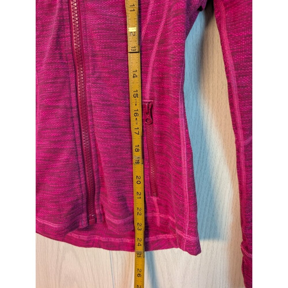 Lululemon Define Jacket Marvel 4 Berry Pink Full Zip Mock Neck Active Long Sleev - Picture 7 of 7